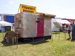 Click the picture for more on the Demonstration Strawbale house